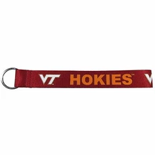 VIRGINIA TECH HOKIES NCAA COLLEGE SPORTS TEAM SCHOOL SPIRIT LANYARD KEYCHAIN