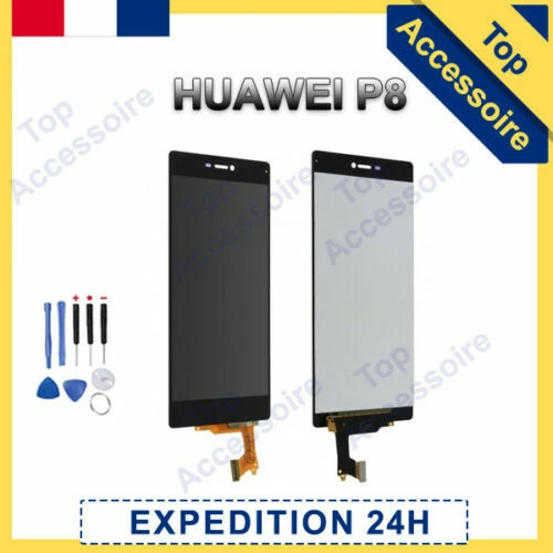 Componenti neri Per Huawei P8 per cellulari
