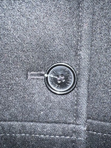Tommy Hilfiger Pea Coat Parka Women’s Size 4 Black Wool American Classics Button - Picture 4 of 10