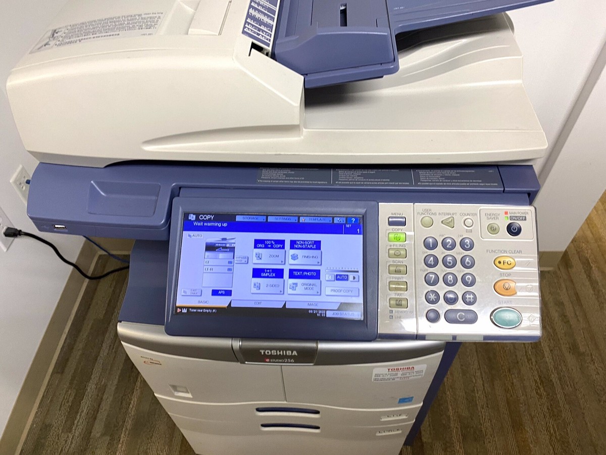 Toshiba E-STUDIO 256 Mono Network A3 Printer Scan Copier MFP 25PPM
