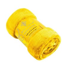 Plain Faux Fur Throws Extra Soft Large Fluffy Cosy Sofa Bed Settee Mink Blankets