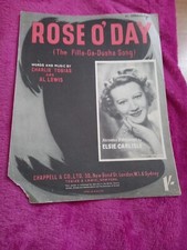 ROSE O  DAY - AL LEWIS - SHEET MUSIC