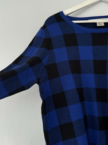 Damen Max Studio Pullover Gr. XL Electric Blue & Black Top Zustand - Bild 2 von 11