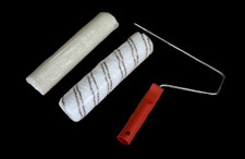 Set mit Beschichtungswalze,Versieglungswalze und Rollenhalter