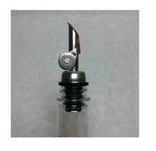 2x PREMIUM STAINLESS OLIVE OIL Pour Spouts Bottle Pourers Weighted Dust Cap