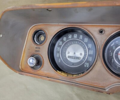 64 Chevrolet El Camino Chevelle ダッシュベゼル 1964 64 CHEVELLE MALIBU EL CAMINO INSTRUMENT DASH BEZEL WITH