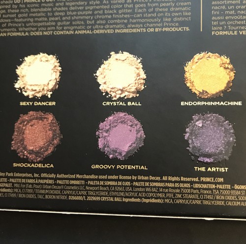 Paleta de 10 sombras de ojos Urban Decay Prince U Got The Look nueva en caja sombra de ojos tamaño completo - Imagen 3 de 4