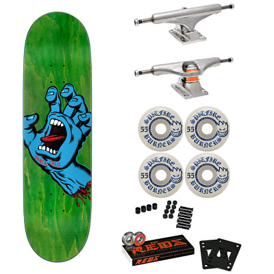 Santa Cruz Skateboard Complete Screaming Hand 8.8 Santa Cruz Skateboard Complete Screaming Hand 8.8