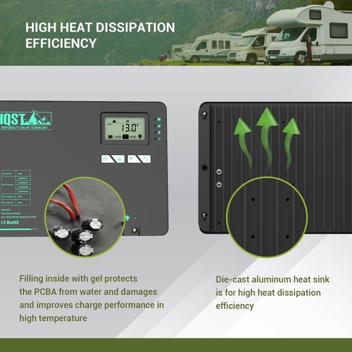 HQST 60A MPPT Solar Charge Controller 12V/24V/36V/48V with Built-in Bluetooth - Picture 8 of 11