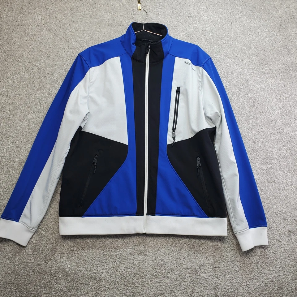 Тело перчатка куртка мужская большой мульти синий черный цвет блок SKi зимняя одежда - Изображение 2 из 4