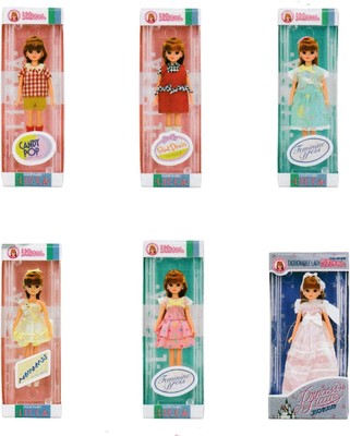 Licca-chan Miniature Package Collection Full Set of 6 Capsule Gashapon Toys