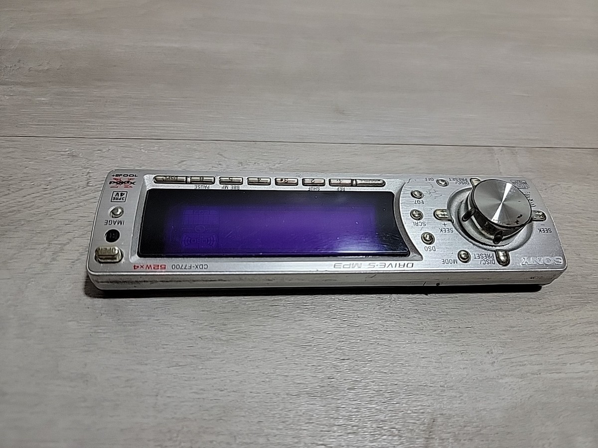 Sony CDX-F7700 CD Player/MP3 In Dash Receiver for sale online | eBay