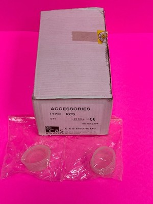 C&S Electric Silicone Rubber Boots Clear Type RCS  [Lot of 20]