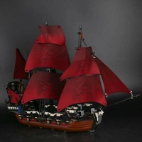 Pirates of the Caribbean : Queen Anne's Revenge Ship (4195) Building Blocks Set.