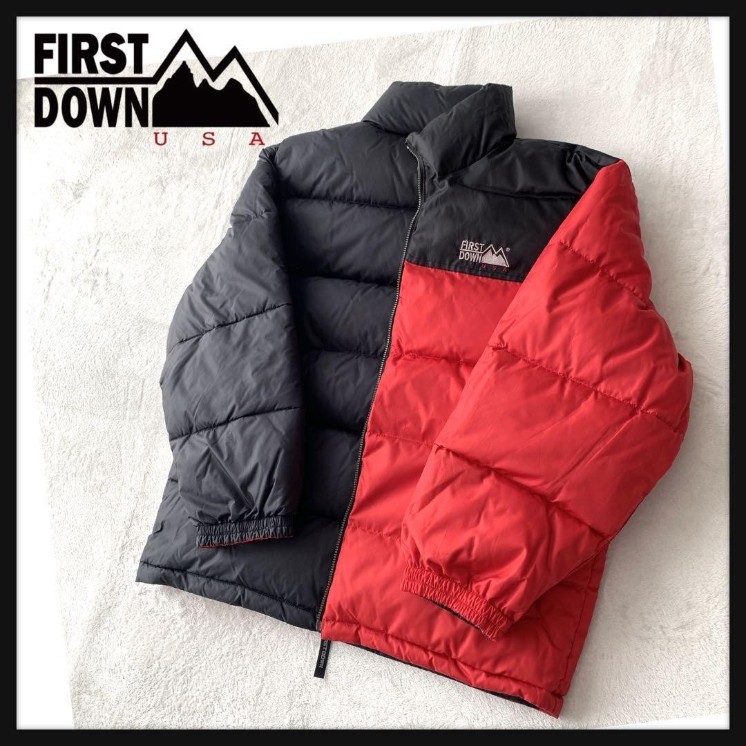 First Down Reversible Thick Down Jacket Men/Women… - image 12