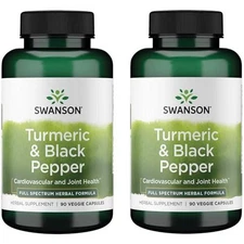 Swanson Premium- Turmeric and Black Pepper - Antioxidant, Digestion and Joint -