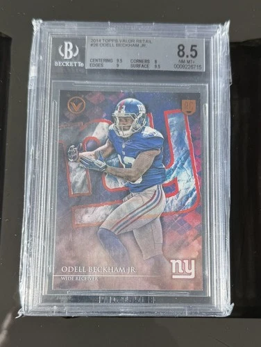 2014 Topps Valor ODELL BECKHAM JR #26 RC SP Rookie PSA 8.5