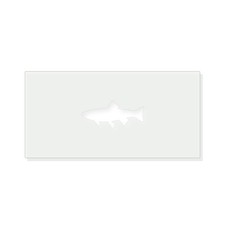 Trout 2 Reusable Mylar Stencil, 10 mil Plastic Paint Stencil for Crafts