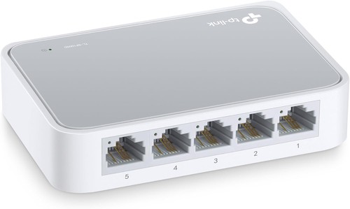 TP-Link TL-SF1005D 5-Port 10/100 Mbps Desktop Ethernet Switch/Hub, Ethernet Spli - 第 2/6 張圖片