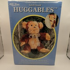 HUGGABLES MONKEY 36116 Latch Hook Kit New in Box Sealed 15" MCG Christmas Gift