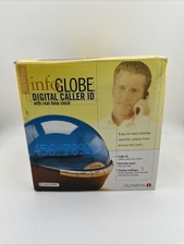 Olympia Info Globe Digital Caller ID Real-Time Clock OL3000 Scrolling Messages