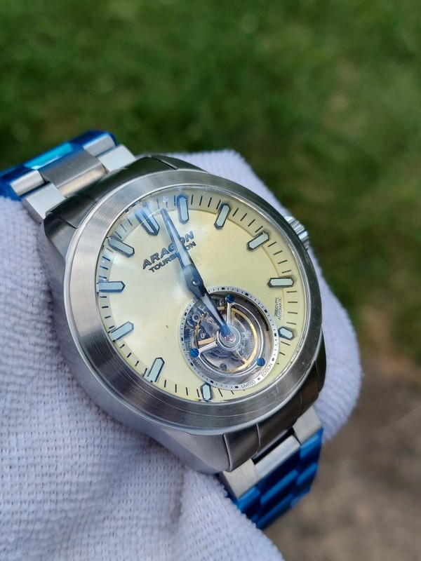 New Aragon Antigravity Tourbillon Automatic Watch 42mm Limited Edition 48/50