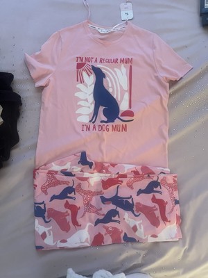 Pink Sainsbury Pyjamas Girl TU Sainsbury's Ladies Pink Dog