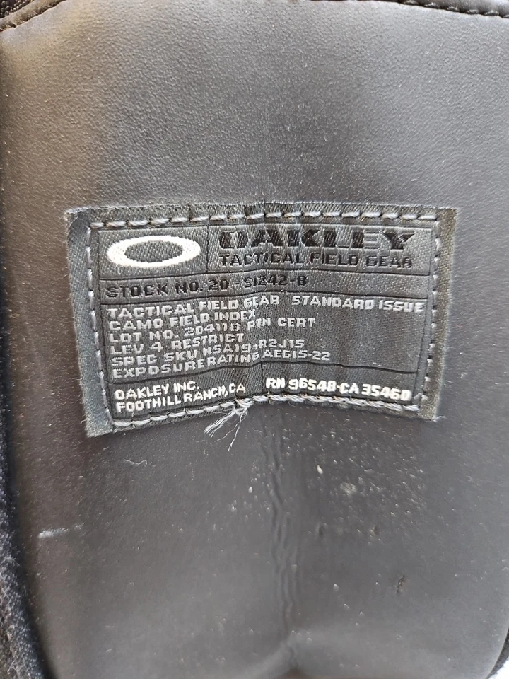 OAKLEY Hogar Oficina Maletín Fregadero Colección Equipo de Campo Táctico Bolso Negro Foto 4 de 4
