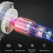 2100W Electric Cement Mixer Stirrer Heavy Duty 6-Speed Regulation Handheld HPLG