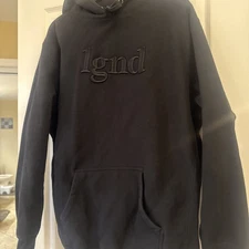 Lgnd Black X-Large Black Hoodie  Thick And Comfy Great Christmas Gift