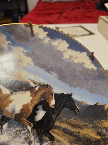 Limited Edition Horse "Forever Free" Collector Plate "Untamed Sprits" Collection - Picture 6 of 18
