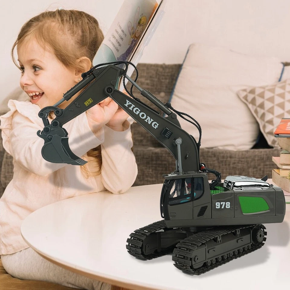 RC BAGGER MIT METALL-KLAPPE 680° DREHUNG UND LANGLEBIGER 1200MAH BATTERIE - Bild 3 von 4