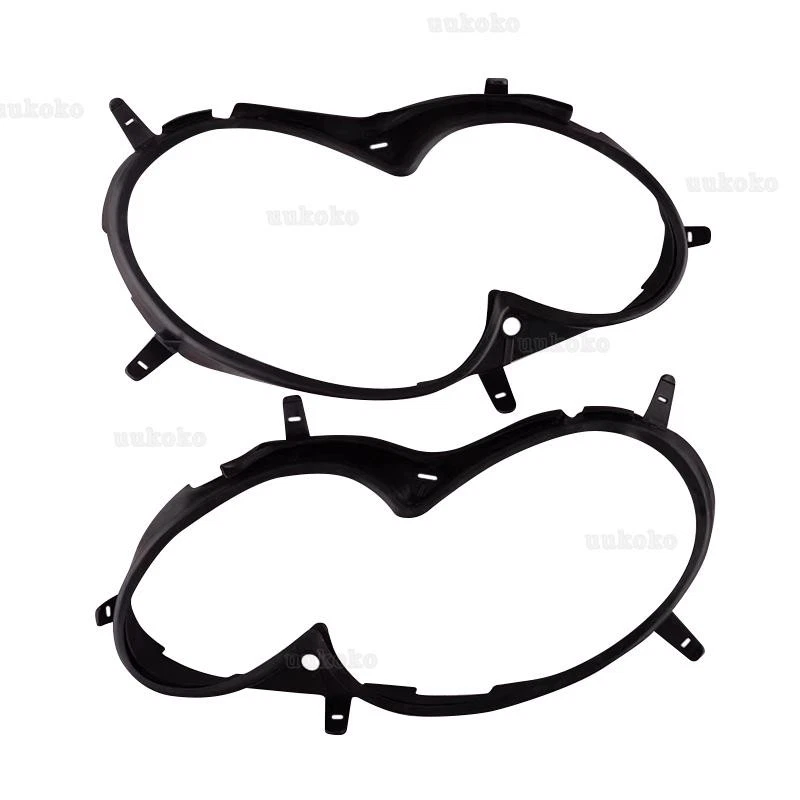 Pair Headlight Gaskets Cover 2098260191 For Mercedes Benz W209 CLK 2003-2009 - Image 4 of 4