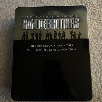 Band of Brothers 6-Disc DVD Set Collector's Tin HBO Tom Hanks Steven Spielberg
