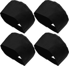 4 Pack Unisex Chef Hats Adjustable Kitchen Cooking Caps with Breathable Mesh ...