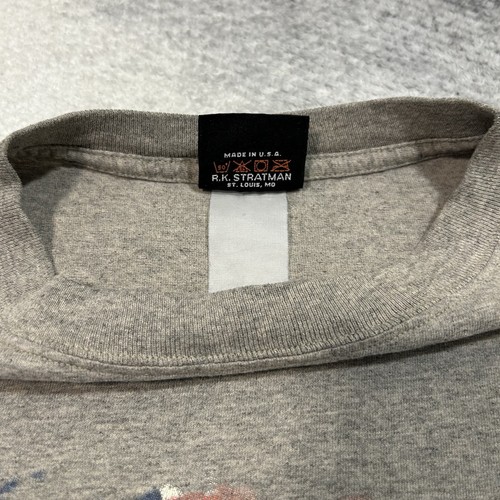 Vintage 2000 Harley Davidson Savannah Georgia USA Flag Eagle Grey Tee Shirt M/L - Picture 5 of 9