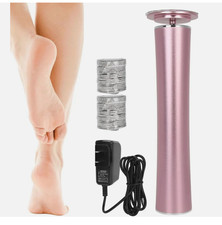 Electric Foot Callus Remover   Rechargeable Heavy Duty Cordless with 60pcs-USA