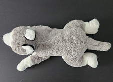 FAO Schwartz 16" Blue Eyes Husky Puppy Dog Plush Floppy Stuffed Animal Toy