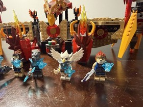 LEGO LEGENDS OF CHIMA: Flying Phoenix Fire Temple (70146) /W Minifigs Incomplete