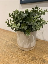 Pianta di origano artificiale IKEA FEJKA - 9 cm - vaso in ceramica bianca ottime condizioni