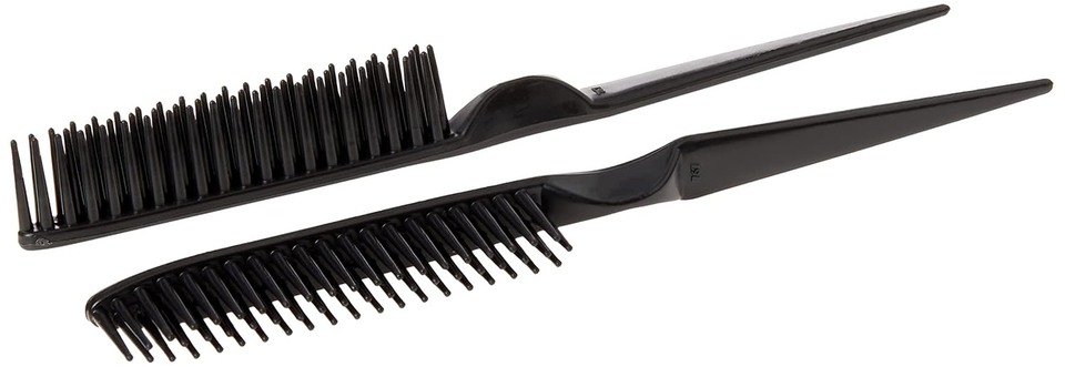 3 Row Styling Comb for Detangling, Defining and Separating Curls (Black ...