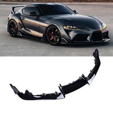 Gloss Black Front Bumper Lip Splitter For 2020-2026 Gr Supra A90 A91
