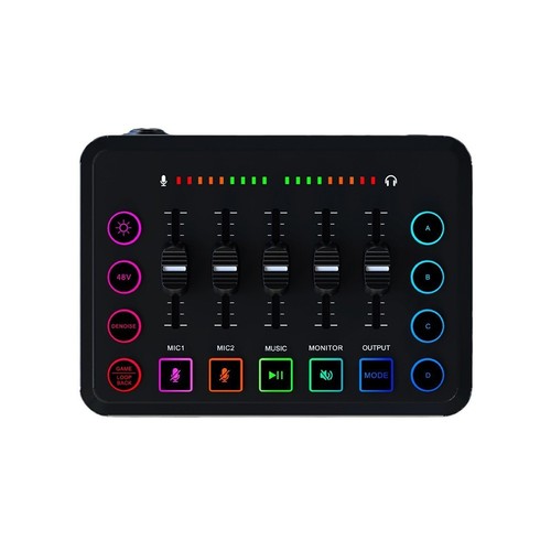 Mixeur gaming RGB facilement transportable idéal pour la création de contenu à distance - Photo 3/14