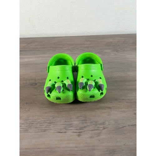 Crocs Classic Dinosaurier Zehen grün - Kindergröße 7 - gebraucht, in einwandfreiem Zustand - Bild 4 von 7
