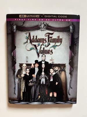 Addams Family Values (4K UHD Blu-ray, Digital) NEW w/slipcover