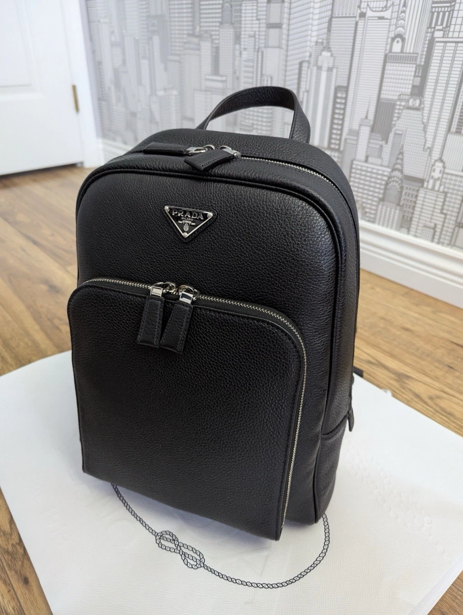 PRADA Leather Backpacks for Men for sale | eBay