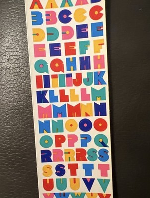 Mrs. Grossman s Stickers Alphabet Bright