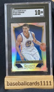2013 Panini Select #9 Klay Thompson Silver Prizm SGC 10 BB2