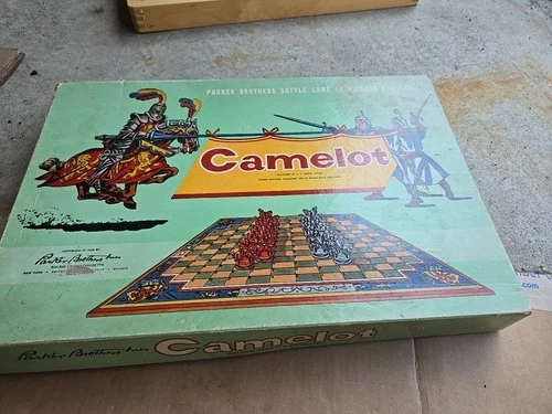Vintage CAMELOT Battle Game, Of Knights and Men” Board GameBy Parker Brothers