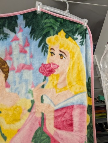 Disney Ariel Belle Cinderella blanket The Northwest Company 53"X 59" - Picture 7 of 16
